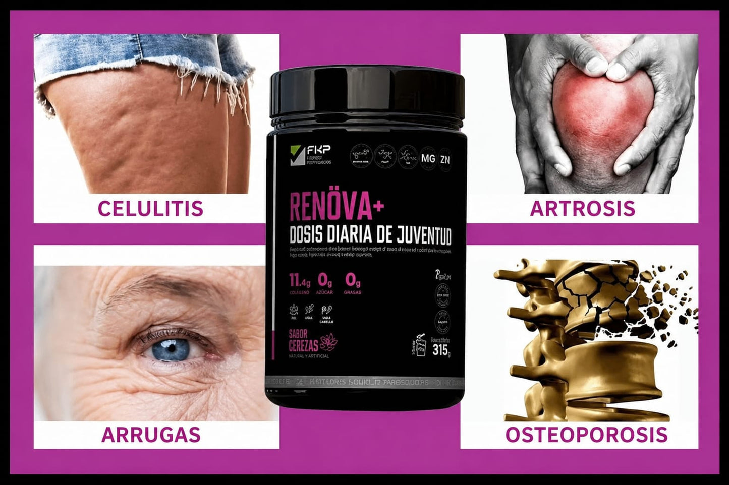 COLÁGENO RENOVA+ CON BIOPÉPTIDOS ACTIVOS