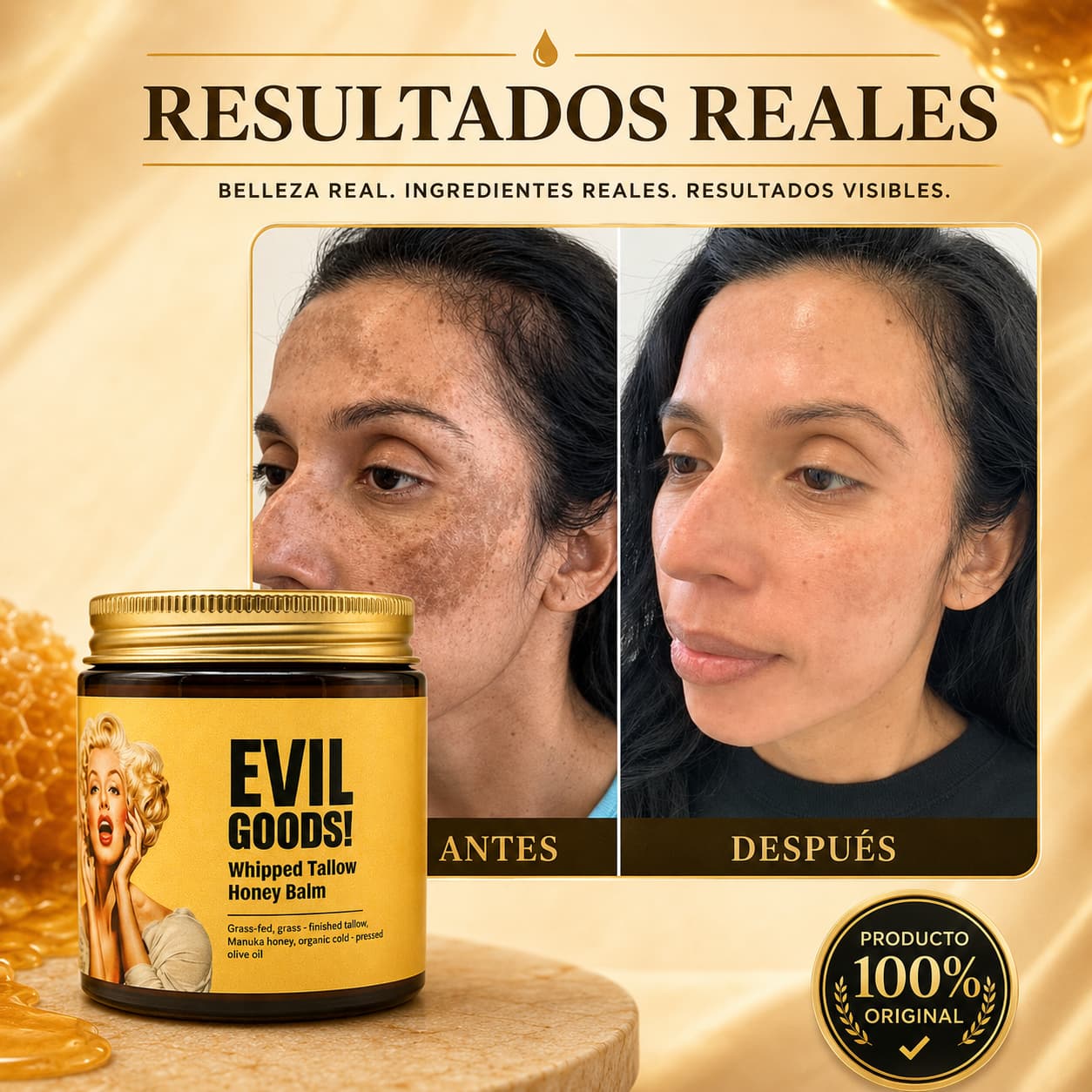 EVIL GOODS — Tallow & Honey Balm | Nutrición profunda para rostro, labios y cuerpo