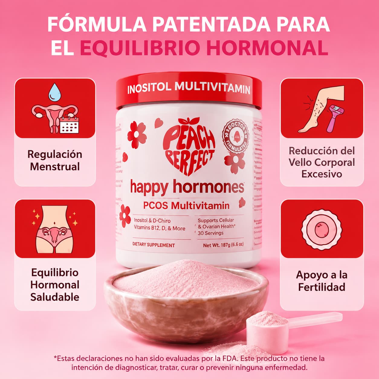 PREPARA TU CUERPO PARA SER MAMÁ 💕 Cuida tu equilibrio hormonal desde adentro.
