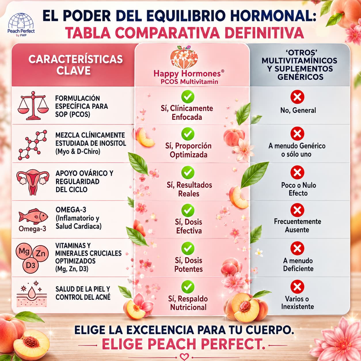 PREPARA TU CUERPO PARA SER MAMÁ 💕 Cuida tu equilibrio hormonal desde adentro.