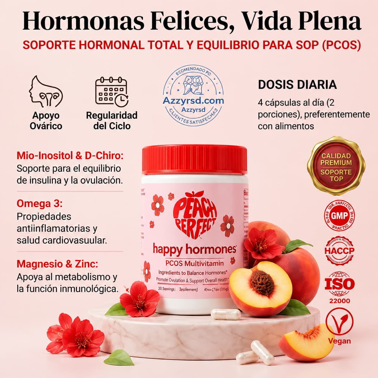 PREPARA TU CUERPO PARA SER MAMÁ 💕 Cuida tu equilibrio hormonal desde adentro.
