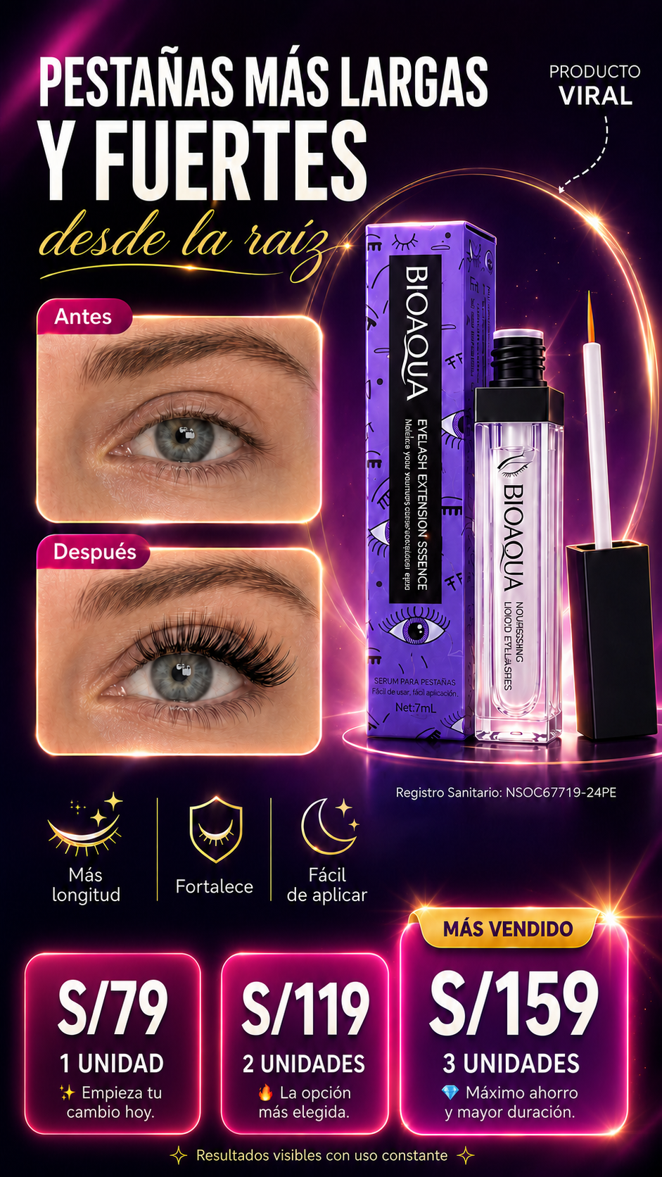 Serum BIOACUA - Convierte tu mirada en tu mejor carta de presentación