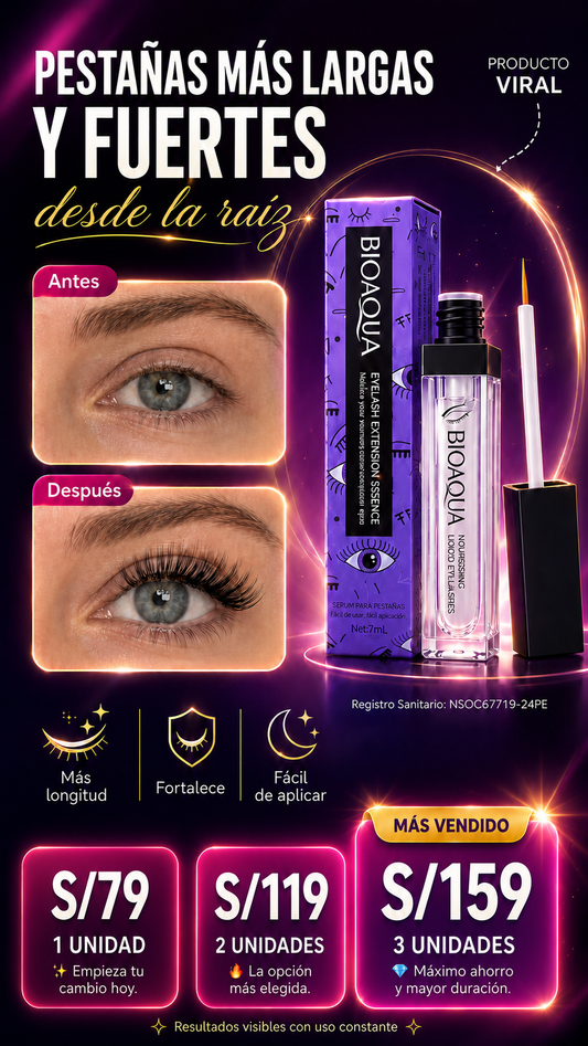 Serum BIOACUA - Convierte tu mirada en tu mejor carta de presentación
